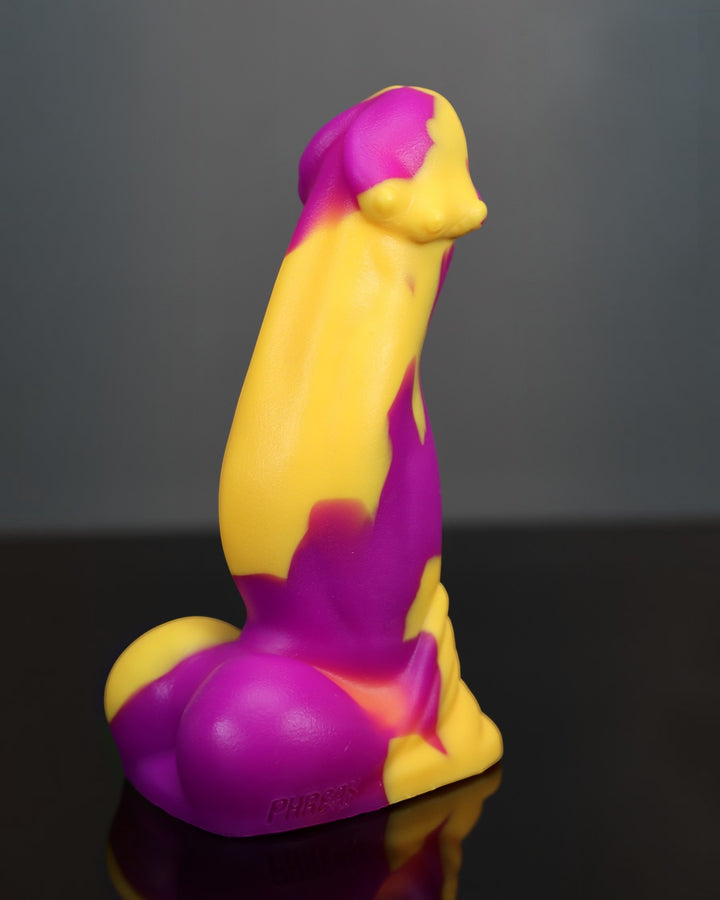 Brutus - Small, Soft Shaft Firm Base, Suction Cup, Air Bubbles