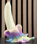 Banana - Large, Super Super Soft Shaft/Firm Base, Suction Cup - FLOP (uneven trim) - PhreakClub