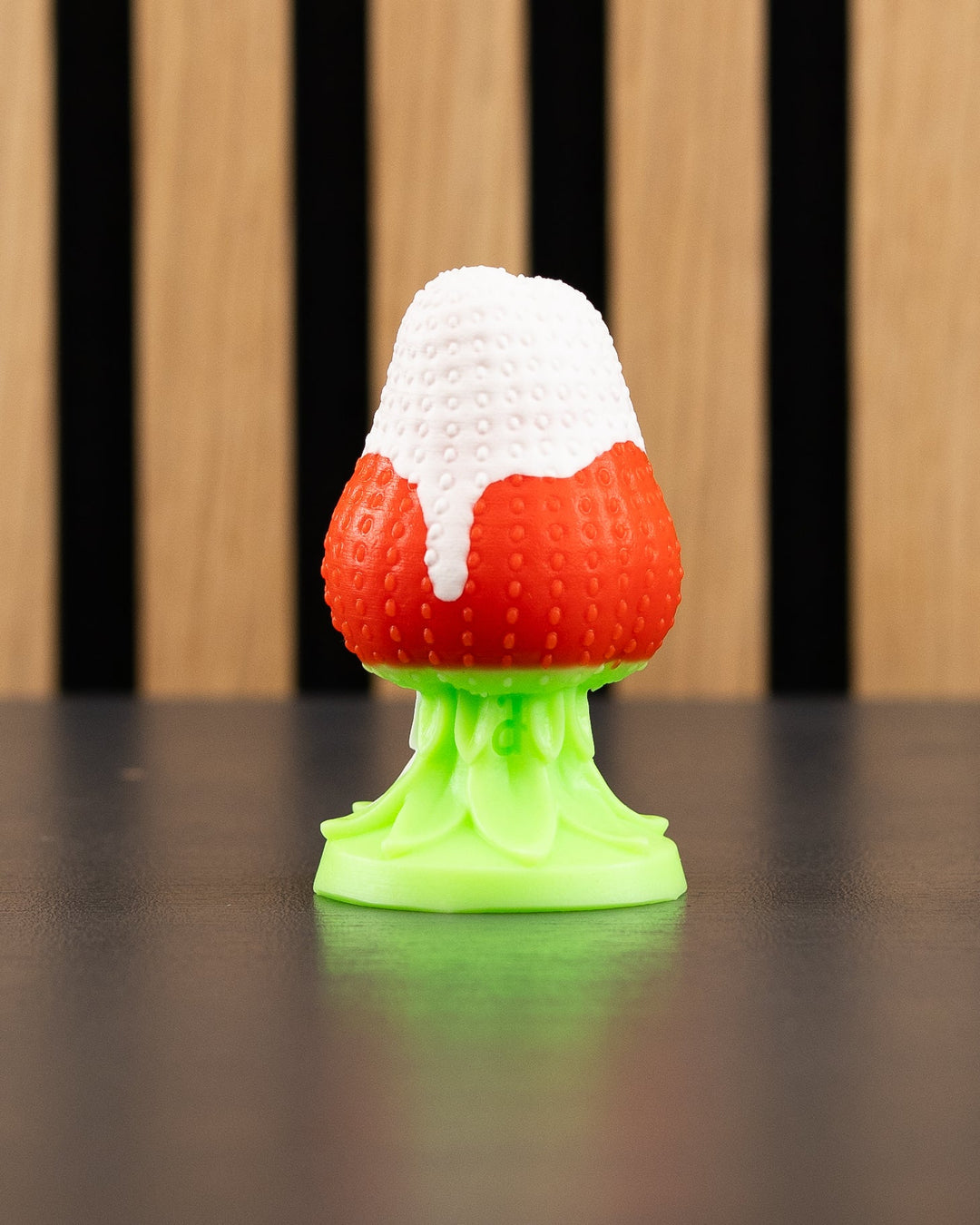 Strawberry Plug - Small, Soft Shaft/Firm Base - FLOP - delamination of drip - PhreakClub